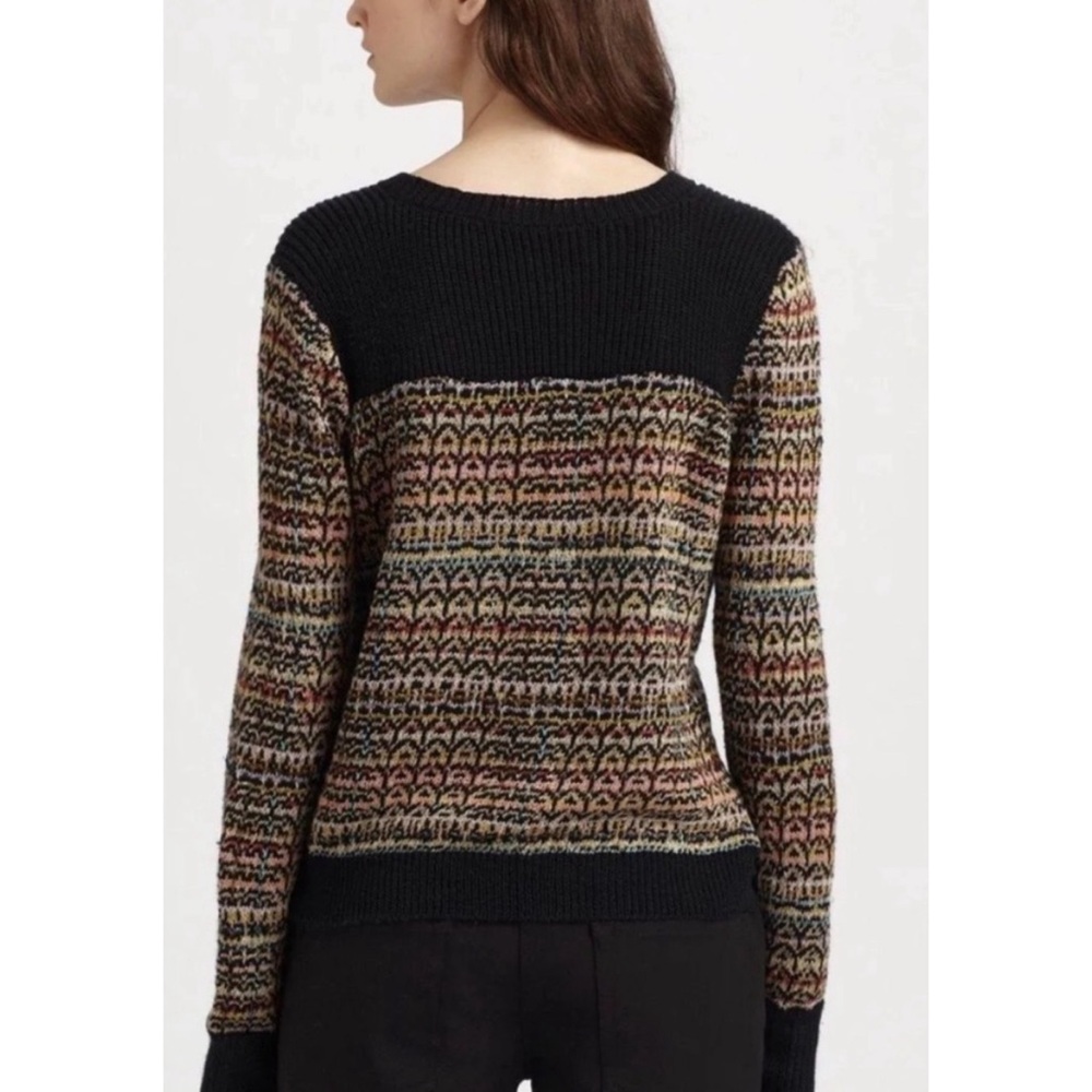 Theory Multicolor Patterned Sweater - image 2